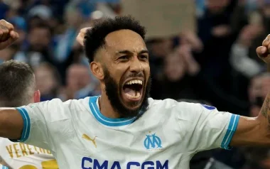 Ligue 1&nbsp;: Aubameyang buteur, Marseille accroche une place européenne
