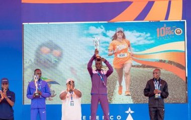 10 Km de Port-Gentil 2026&nbsp;: le Kenya domine les élites, Djessy Mouelé Kodo premier Gabonais
