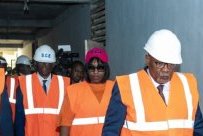 Akure-Davain inspecte l’ENM et le chantier de l’annexe du tribunal de Libreville

