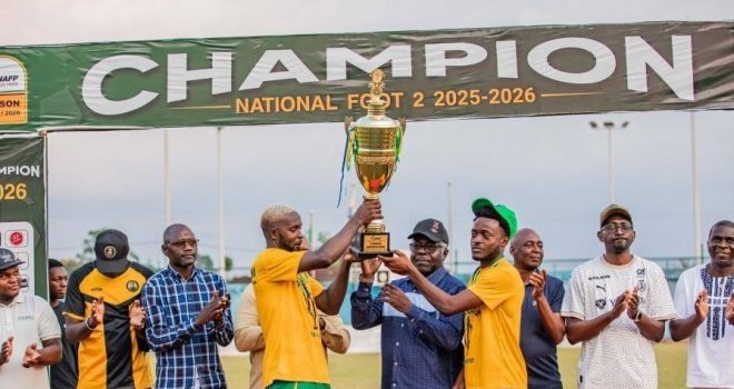 National Foot 2&nbsp;: Les miniers de Mounana sacrés champions 2026, Missile FC remonte en D1, Moulili FC recalé
