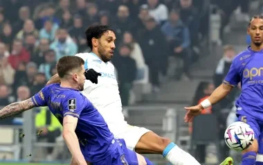 Ligue 1&nbsp;: Aubameyang muet, l’OM freiné dans son élan par Monaco
